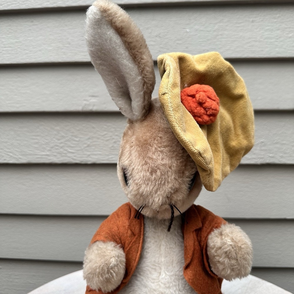 Vintage Beatrix Potter Benjamin Bunny EDEN Toys Plush Animal Peter Rabbit 1972 - Picture 6 of 14